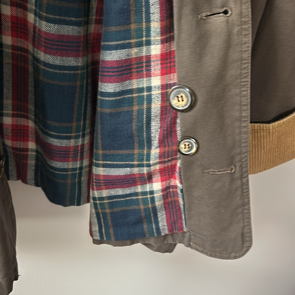 Vintage Woodlake Barn Coat Chore Jacket Size XL Brown Cotton Tan Corduroy - Picture 6 of 10